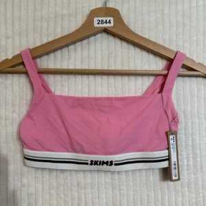 Skims sold n/a sold  Everybody Logo Scoop Bralette Pink Siz